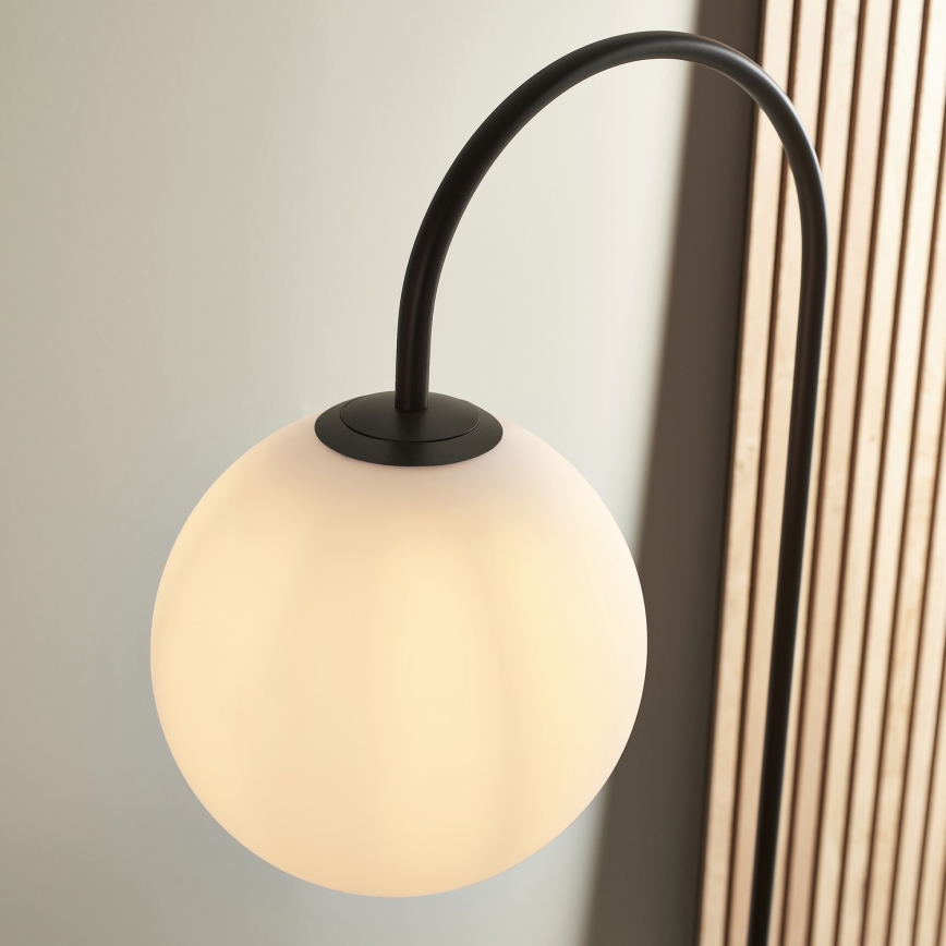 Endon 92424 - Stojacia lampa HALO 1xE14/7W/230V čierna