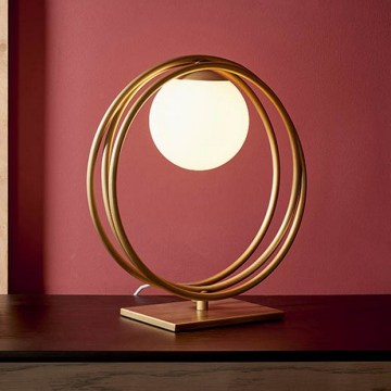 Endon 92491 - Stolná lampa EMILIO 1xG9/3W/230V zlatá/biela