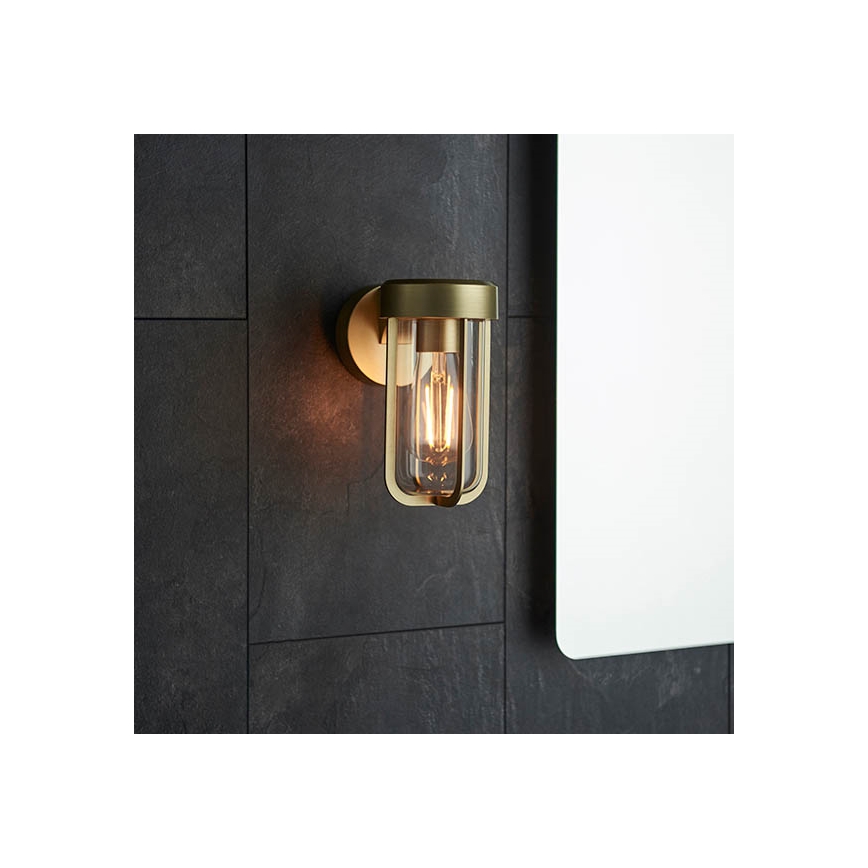 Endon 92855 - Kúpeľňové nástenné svietidlo 1xE27/6W/230V IP44 mosadz