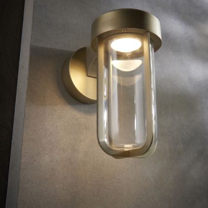 Endon 92856 - LED kúpeľňové nástenné svietidlo LED/8W/230V IP44 2700K mosadz