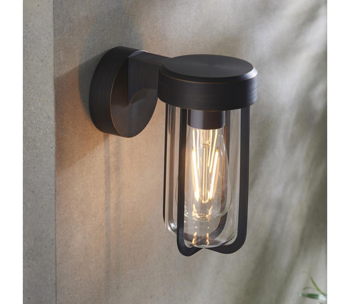 Endon 92857 - Kúpeľňové nástenné svietidlo 1xE27/6W/230V IP44 bronzové 92857