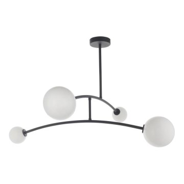 Endon 92940 - Luster na tyči BALANCE 4xG9/3W/230V čierna