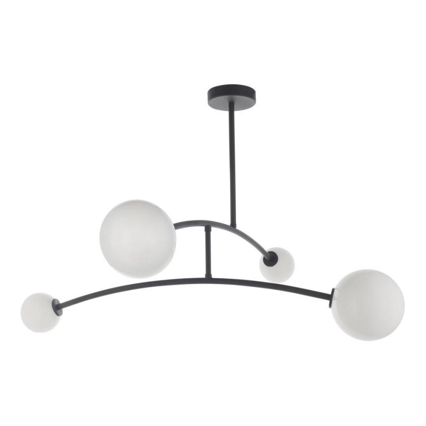 Endon 92940 - Luster na tyči BALANCE 4xG9/3W/230V čierna