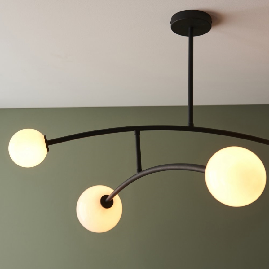 Endon 92940 - Luster na tyči BALANCE 4xG9/3W/230V čierna