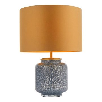 Endon 93067 - Stolová lampa ZINNIA 1xE27/10W/230V modrá/zlatá