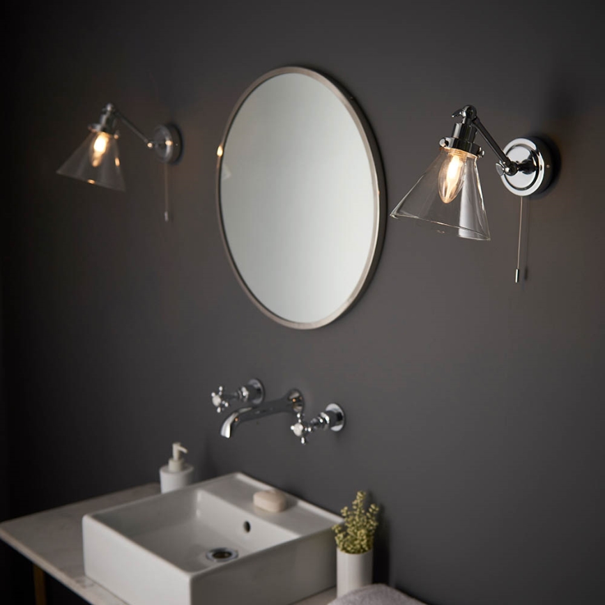 Endon 93853 - Kúpeľňové nástenné bodové svietidlo FARADAY 1xG9/3W/230V IP44 lesklý chróm