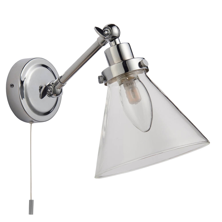 Endon 93853 - Kúpeľňové nástenné bodové svietidlo FARADAY 1xG9/3W/230V IP44 lesklý chróm