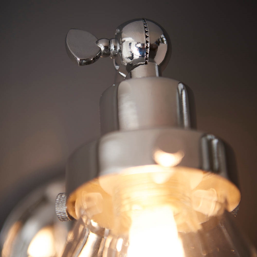 Endon 93853 - Kúpeľňové nástenné bodové svietidlo FARADAY 1xG9/3W/230V IP44 lesklý chróm