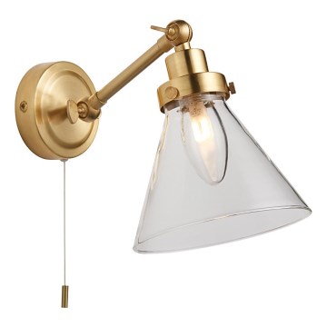 Endon 93854 - Kúpeľňové nástenné bodové svietidlo FARADAY 1xG9/3W/230V IP44 zlatá
