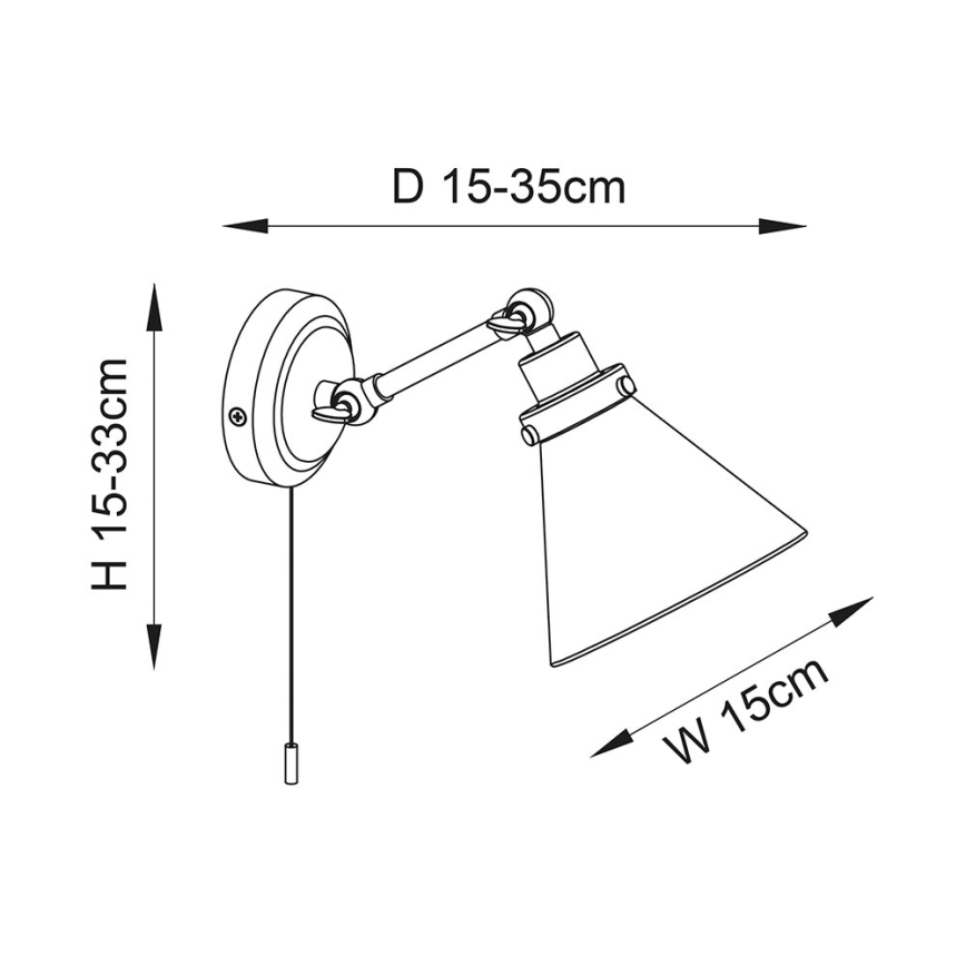 Endon 93854 - Kúpeľňové nástenné bodové svietidlo FARADAY 1xG9/3W/230V IP44 zlatá