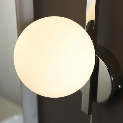 Endon 94080 - Kúpeľňové nástenné svietidlo SPA 1xG9/3W/230V IP44 lesklý chróm