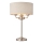 Endon 94369 - Stolná lampa HIGHCLERE 3xE14/18W/230V béžová/matný chróm pr. 32 cm