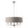 Endon 94373 - Luster na reťazi HIGHCLERE 6xE14/40W/230V šedá/lesklý chróm