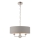 Endon 94377 - Luster na reťazi HIGHCLERE 3xE14/40W/230V šedá/lesklý chróm
