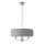 Endon 94394 - Luster na reťazi HIGHCLERE 3xE14/40W/230V tmavošedá/lesklý chróm pr. 45 cm