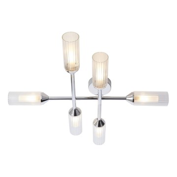 Endon 95045 - Kúpeľňový prisadený luster NATORI 6xG9/3W/230V IP44 lesklý chróm