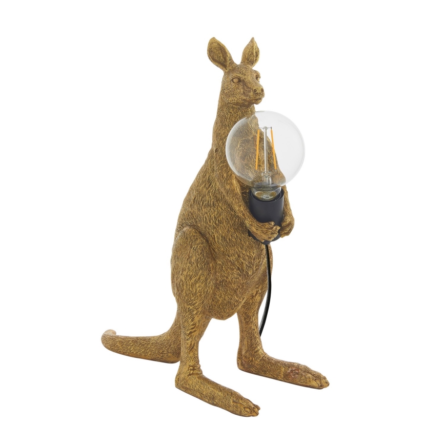 Endon 95075 - Stolná lampa KANGAROO 1xE27/10W/230V zlatá