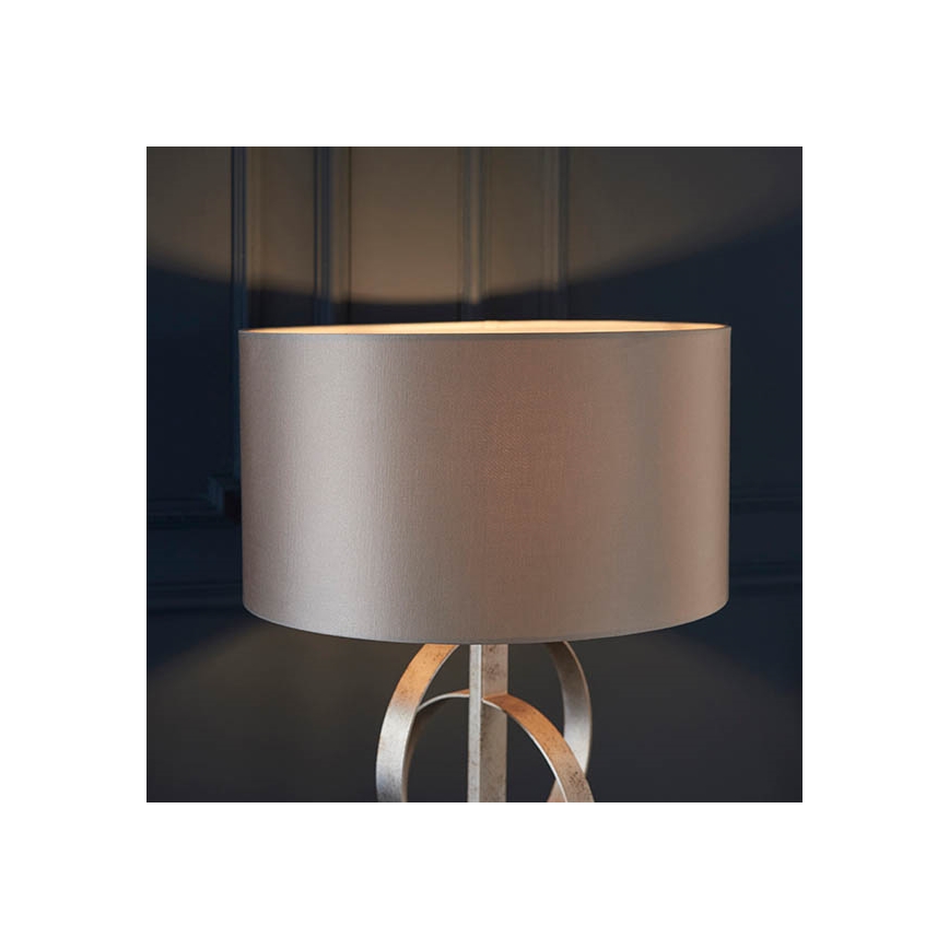 Endon 95217 - Stolná lampa 1xE27/10W/230V šedá/čierna