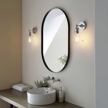 Endon 95505 - Kúpeľňové nástenné svietidlo MILLER 1xE27/6W/230V IP44 lesklý chróm