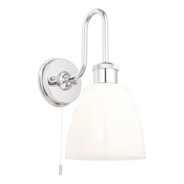 Endon 95506 - Kúpeľňové nástenné svietidlo PIPER 1xE27/10W/230V IP44 lesklý chróm