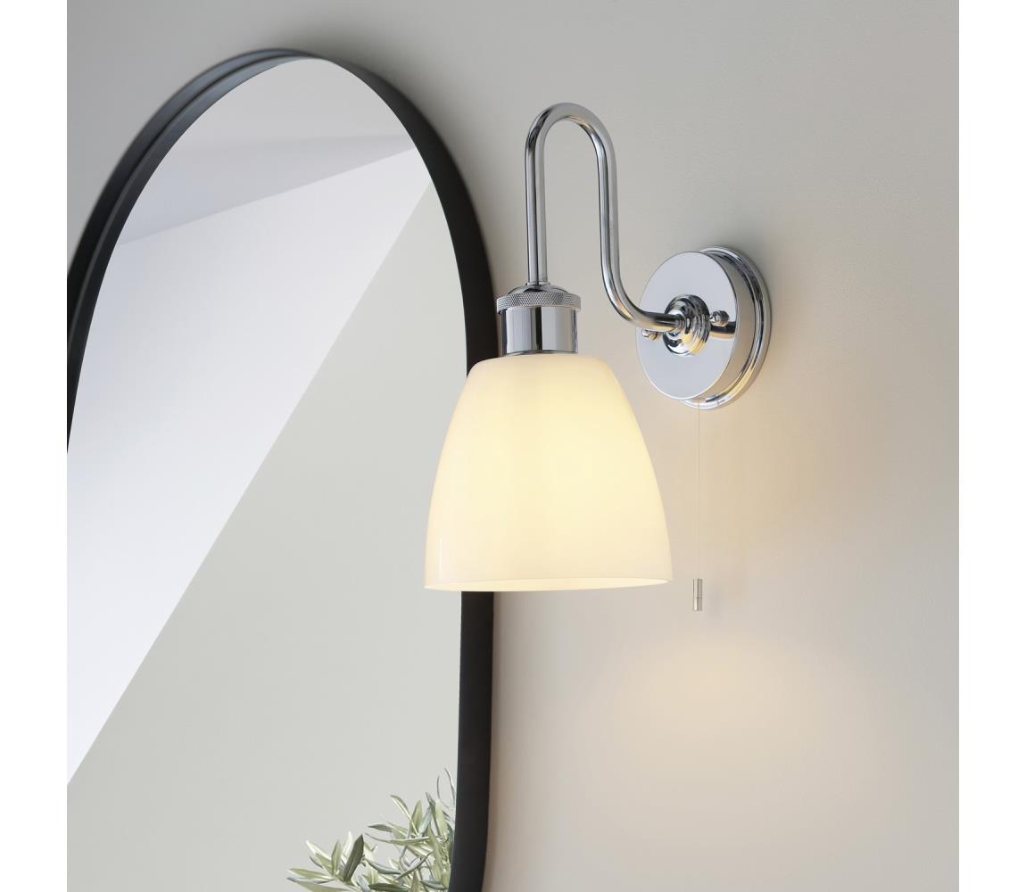 Endon 95506 -Kúpeľňové nástenné svietidlo PIPER 1xE27/10W/230V IP44 lesklý chróm 95506