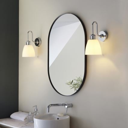 Endon 95506 - Kúpeľňové nástenné svietidlo PIPER 1xE27/10W/230V IP44 lesklý chróm