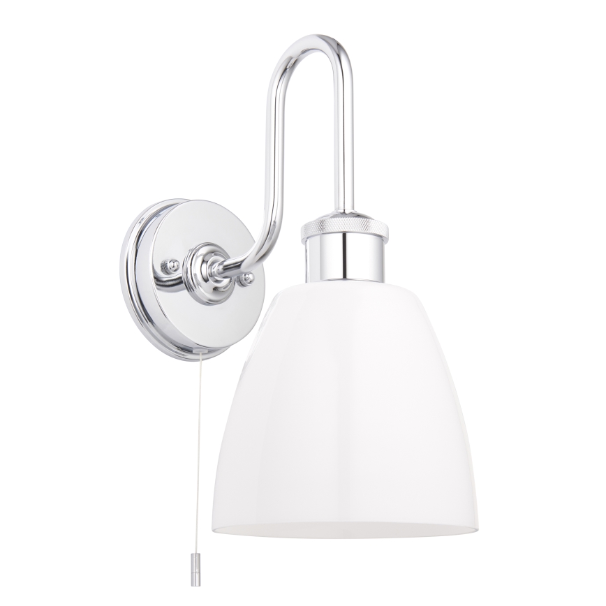 Endon 95506 - Kúpeľňové nástenné svietidlo PIPER 1xE27/10W/230V IP44 lesklý chróm