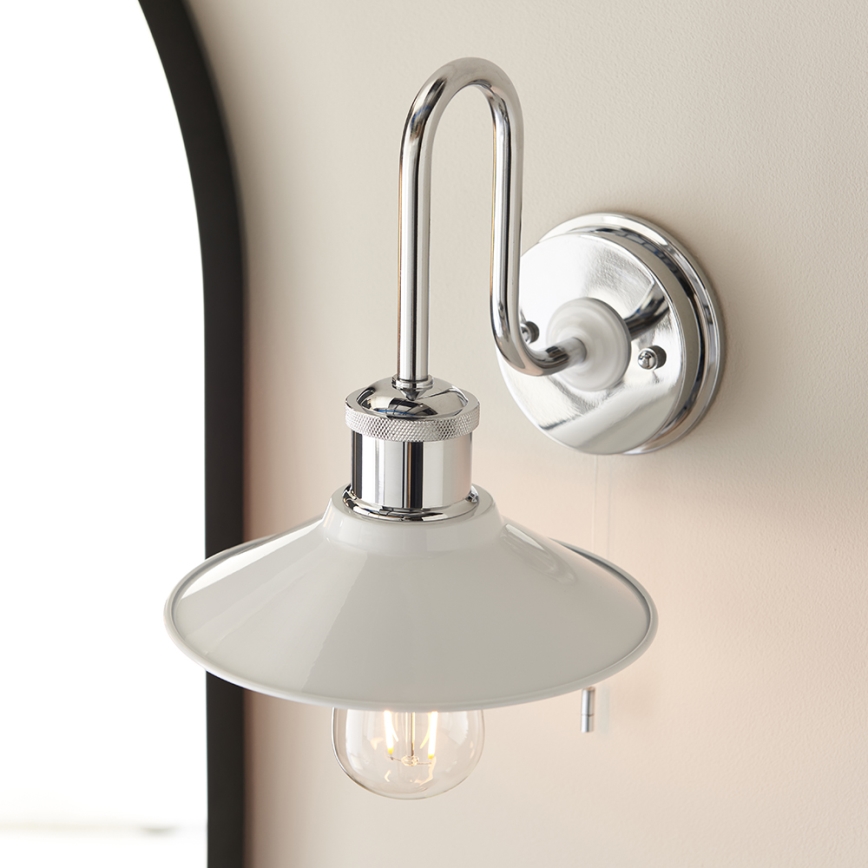Endon 95508 - Kúpeľňové nástenné svietidlo MARIS 1xE27/6W/230V IP44 lesklý chróm