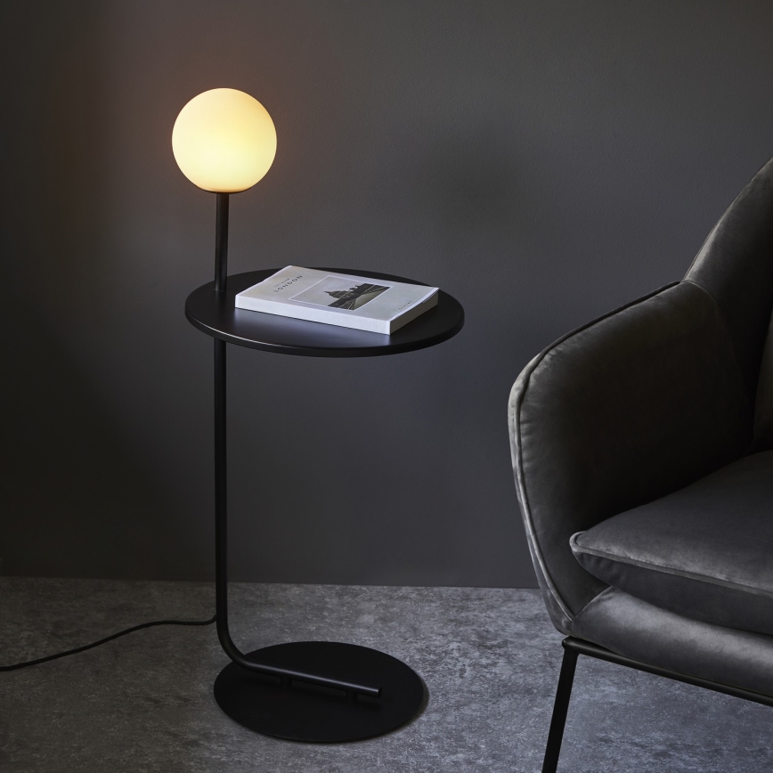 Endon 96713 - Stojacia lampa HALO 1xG9/3W/230V čierna