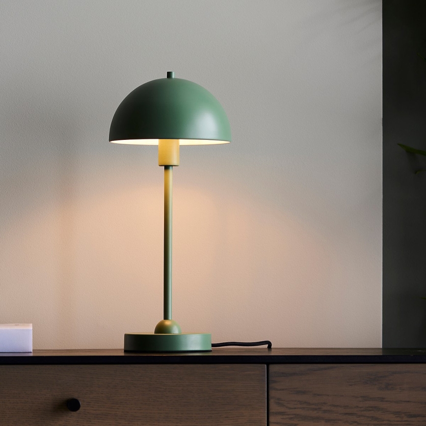 Endon 98495 - Stolová lampa SAROMA 1xE14/7W/230V zelená