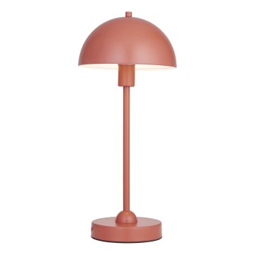 Endon 98496 - Stolová lampa SAROMA 1xE14/7W/230V tehlová
