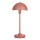 Endon 98496 - Stolová lampa SAROMA 1xE14/7W/230V tehlová