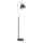 Endon 98753 - Stojacia lampa FRANKLIN 1xE27/10W/230V matný chróm/antracit