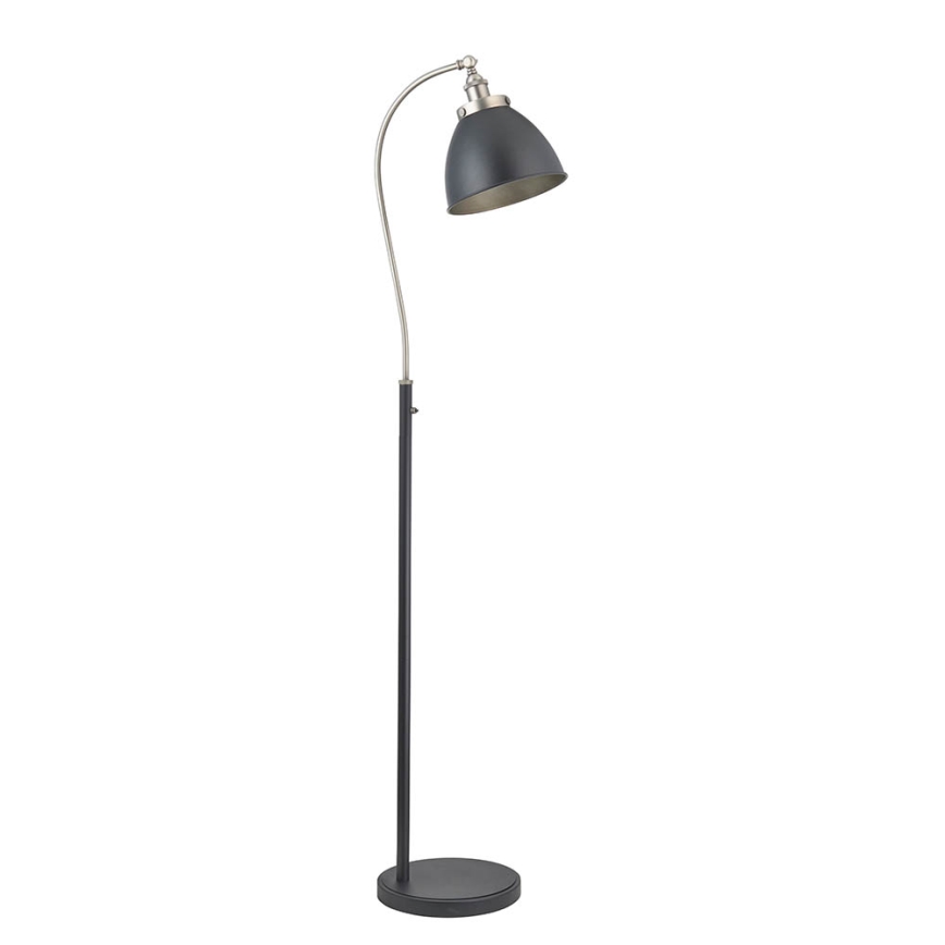 Endon 98753 - Stojacia lampa FRANKLIN 1xE27/10W/230V matný chróm/antracit