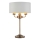 Endon 98932 - Stolná lampa HIGHCLERE 3xE14/18W/230V biela/mosadz pr. 32 cm