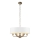 Endon 98933 - Luster na reťazi HIGHCLERE 6xE14/40W/230V biela/mosadz