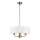 Endon 98934 - Luster na reťazi HIGHCLERE 3xE14/40W/230V biela/mosadz