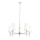 Endon 99457 - Luster na reťazi 5xE14/6W/230V lesklý chróm/biela