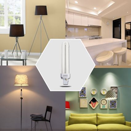 Energeticky úsporná žiarovka G24d-3/26W/230V 6500K