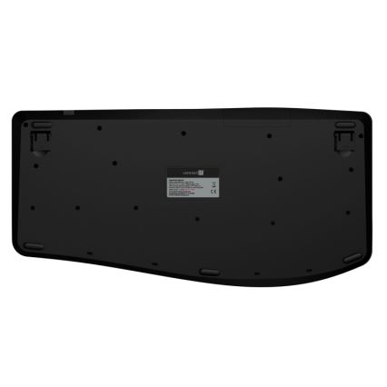 Ergonomická bezdrôtová klávesnica s CZ/SK lokalizáciou 1xAA čierna