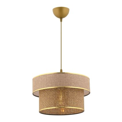 ERO luster 1xE27/60W/230V hnedá/zlatá