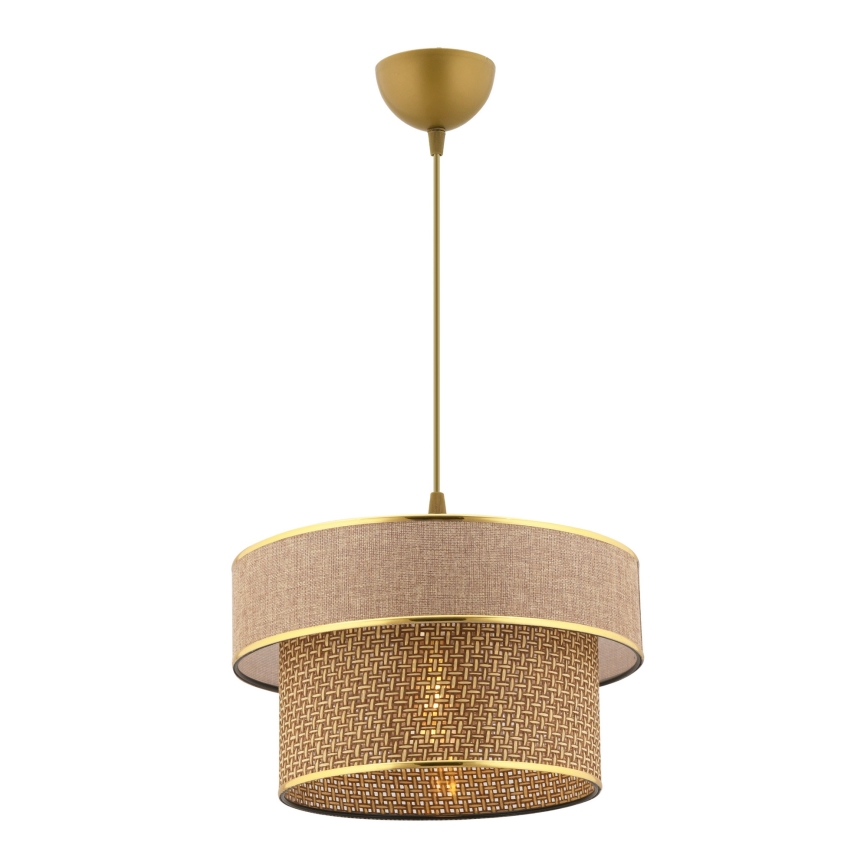 ERO luster 1xE27/60W/230V hnedá/zlatá