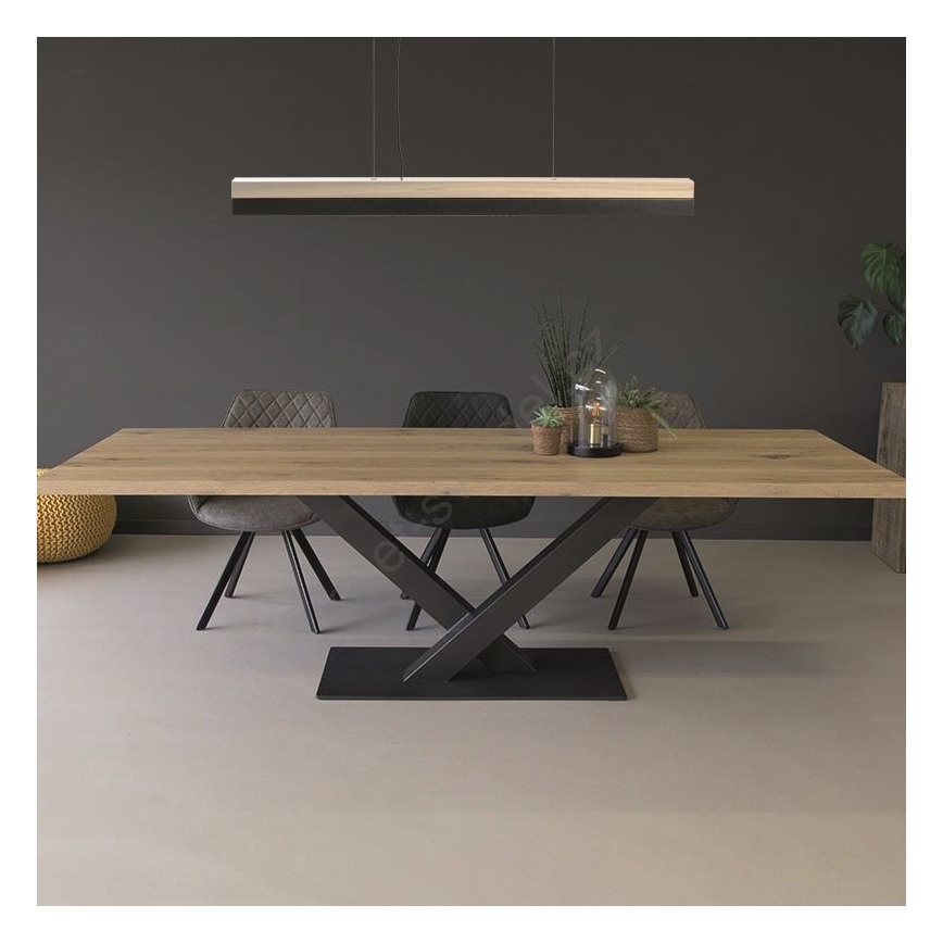 Esyst - LED Luster na lanku APOLLO LED/60W/230V CRI 95 jasan/antracit