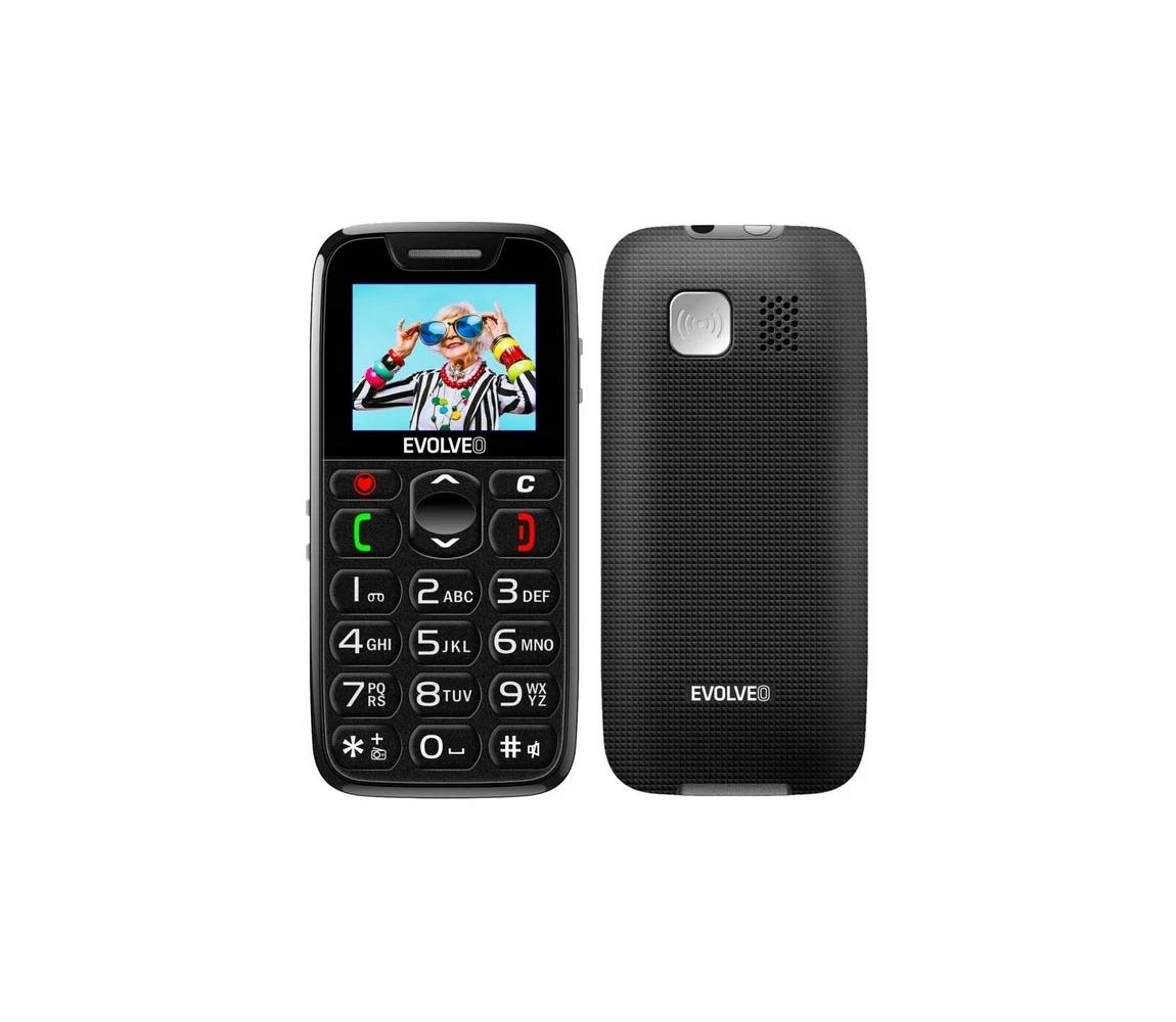Evolveo - EasyPhone čierny mobilný telefón pre seniorov EP-501-BK