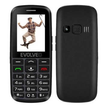 Evolveo - EasyPhone EG 2G mobilný telefón pre seniorov čierny