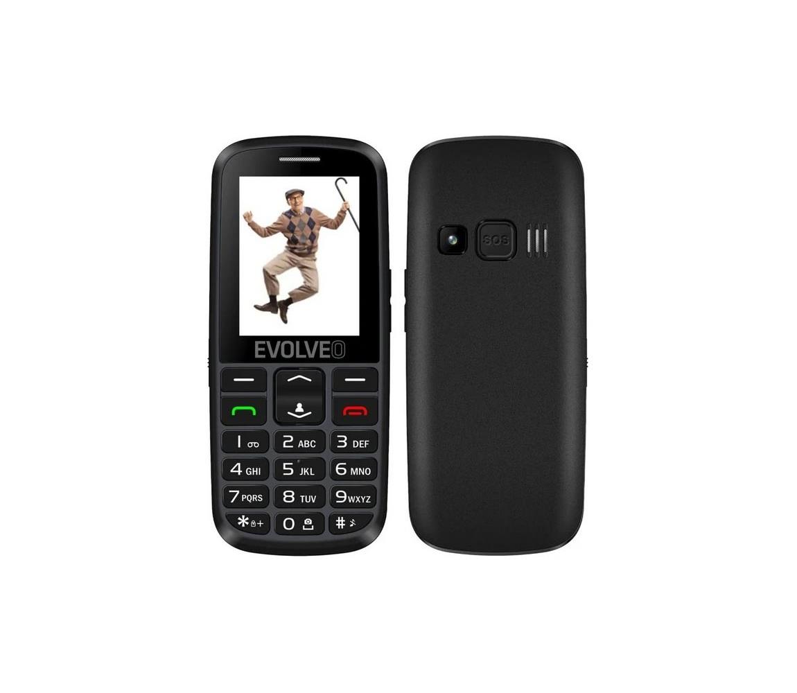 Evolveo - EasyPhone EG 2G mobilný telefón pre seniorov čierny EP-550-EGB