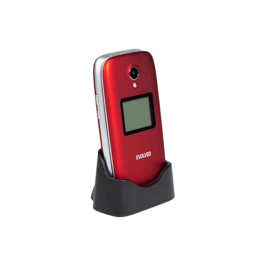 Evolveo - EasyPhone FS, klapkový mobil 2.8, červený