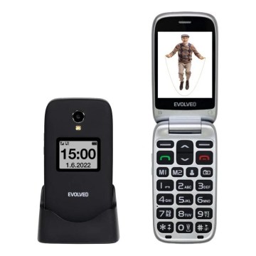 Evolveo - EasyPhone FS klopný mobilný telefón pre seniorov 2.8