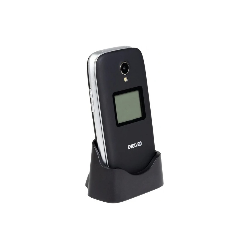 Evolveo - EasyPhone FS klopný mobilný telefón pre seniorov 2.8 čierna