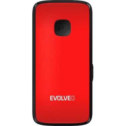Evolveo - EasyPhone ID, mobilný telefón pre seniorov, červený